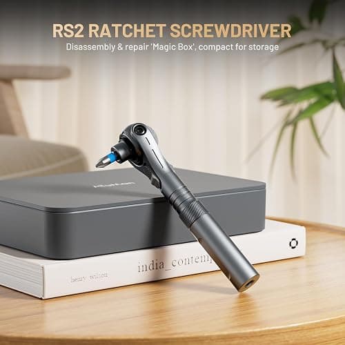 ATuMan 40 in 1 Ratchet Screwdriver Set with Detachable Handle, 180° Ratchet Head, 45-Tooth Mechanism, Magnetic Tool Kit with Case for Computer, Electronics Repair, Ideal for Home, DIY, and Maintenance thumbnail 5