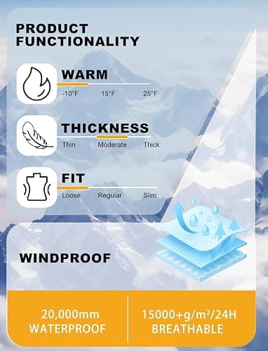 GSOU SNOW Mens Womens Snow Pants Baggy Snowboard Ski Pant Loose Waterproof Windproof Insulated Outdoor Sport thumbnail 6