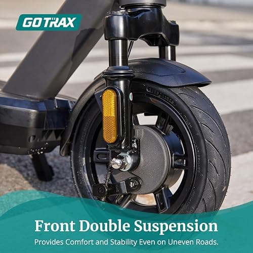 Gotrax ECLIPSE Electric Scooter for Adults, 10" Solid Tire, Max 28 Mile Range, 500w Motor up to 20Mph w/Electric Code Lock, High-Strength Aluminum Body & Long Battery Life, Foldable Commuting EScooter thumbnail 5