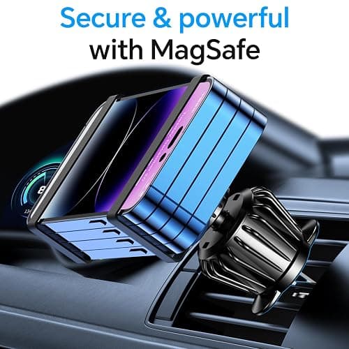 Kaistyle for Magsafe Car Mount【20 Strong Magnets】Magnetic Phone Holder for Car Phone Holder Mount Dash Mounted Holders Cell Phone Holders for Your Car Accessories for Women Men for iPhone 17 16 15 14 thumbnail 9