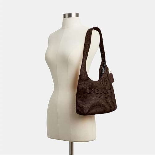 COACH Brooklyn Shoulder Bag 28 in Straw thumbnail 5