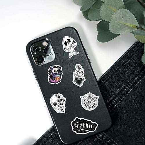 400 PCS Goth Stickers,Goth Accessories,Cool Gothic Bulk Stickers for Adults,Skull Stickers for Water Bottles,Laptops,Scrapbooks thumbnail 2