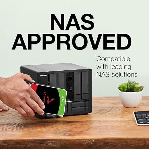 Seagate IronWolf 8TB NAS Internal Hard Drive HDD – 3.5 Inch SATA 6Gb/s 7200 RPM 256MB Cache for RAID Network Attached Storage – Frustration Free Packaging (ST8000VNZ04/N004) thumbnail 6