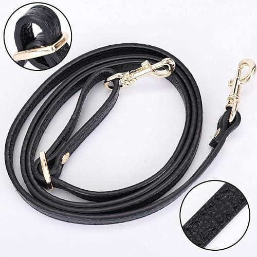 VanEnjoy Adjustable Genuine Leather Crossbody Straps Replacement - Width 1/2“, Length 25”-51” thumbnail 2