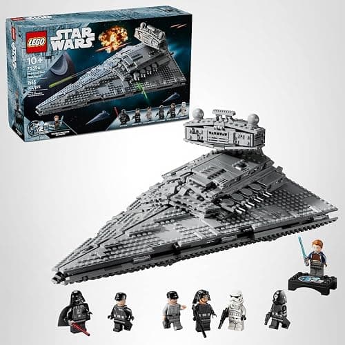 LEGO Star Wars Imperial Star Destroyer Building Toys Set - Build & Display for Boys & Girls, Ages 10+ - Gift for Birthdays - Star Wars Darth Vader & 6 Minifigure Toys - 75394 thumbnail 7