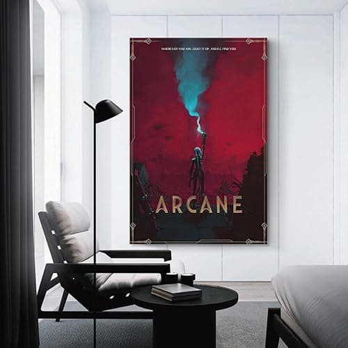 YMSVMKLF Arcane Canvas Poster Bedroom Decor Landscape Office Room Decor Gift 12x18inch(30x45cm) - 18L" x 12W" thumbnail 3