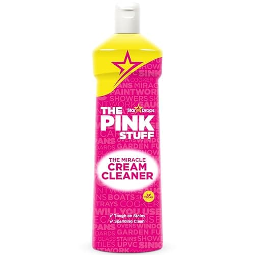 Stardrops The Pink Stuff Miracle Cream Cleaner – Multi-Purpose Liquid Cleaner for Kitchens, Bathrooms & More – Removes Grease, Grime & Limescale – Tough on Stains, Gentle on Surfaces – 500ml - Image 1