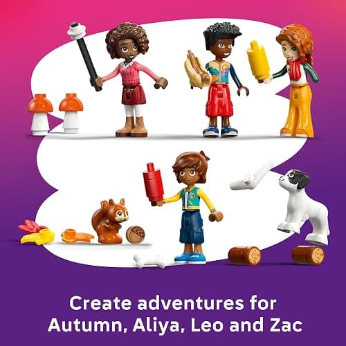 LEGO Friends Cozy Fall Forest Cabin 42705 | Building Toy for Girls & Boys, Ages 9+, Toy Playset W/4 Minidolls, 1,229 pieces, Gift for Birthdays thumbnail 5
