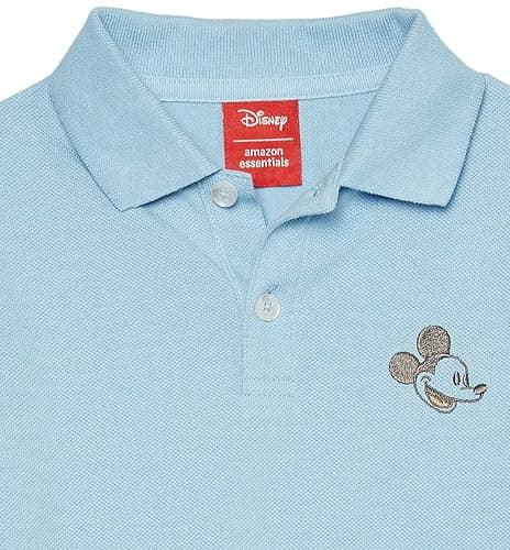 Amazon Essentials Disney | Marvel | Star Wars Boys and Toddlers' Short-Sleeve Pique Polo Shirts, Pack of 2 thumbnail 3