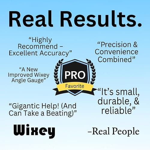 Wixey Digital Angle Gauge with Backlight – Easy-to-Read Magnetic Digital Angle Finder for Table Saw & Miter Saw – Precision Measuring Tools for Woodworking Tasks Like Cutting Bevels & Compound Angles thumbnail 4