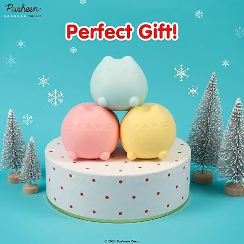 Hamee SquiSHU Laydown Pusheen the Cat - 1 Pc. (Mystery - Blind Box) | Pull Stretchy Dough Fidget Squishy Sensory Toy Soft Squeeze Ball Hand Therapy Relaxing Calming Soothing Gift for Kids, Adults thumbnail 2