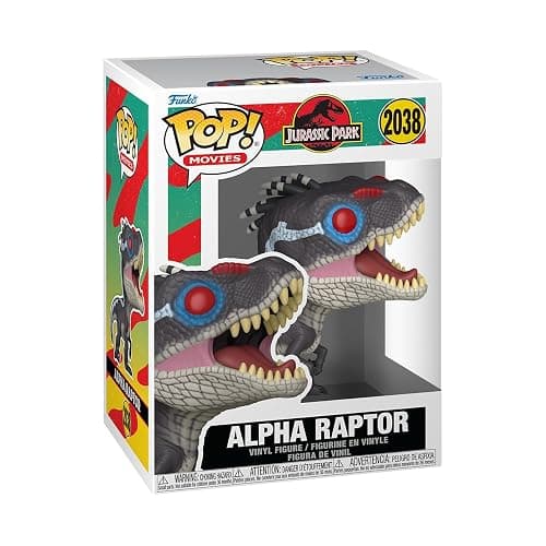 Funko Pop! Movies: Jurassic Park - Alpha Raptor - Collectable Vinyl Figure - Gift Idea - Official Merchandise - Toys for Kids & Adults - Action/Adventure Fans - Model Figure for Collectors - Image 1