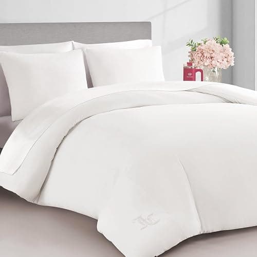 Juicy Couture Angel White Velour Full/Queen Comforter Set - 3 Piece Luxury Bedding Ensemble thumbnail 5