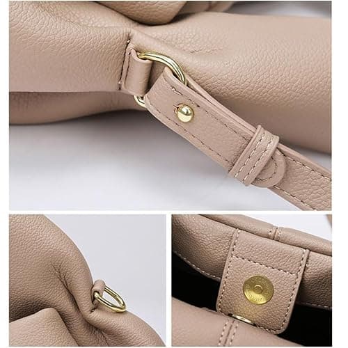 Cloud Pouch Dumpling Clutch Purse Women Tote Shoulder Retro Crossbody Bag Casual Dumpling Hobo Bag thumbnail 5