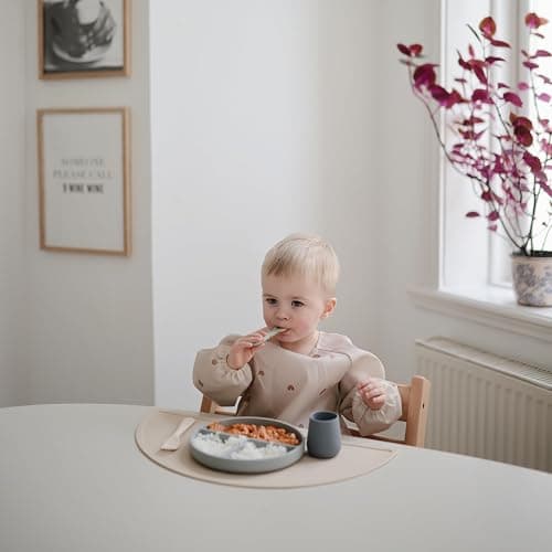 mushie Silicone Baby Starter Training Cup | 6 Months+ (Cambridge Blue) - Cambridge Blue thumbnail 5