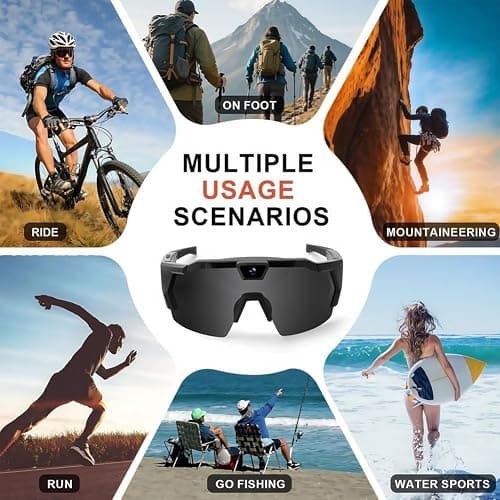 Softball Glasses with Camera, Pov Glasses Camera 4k with 32gb Sd Card, For Baseball & Outdoor thumbnail 8