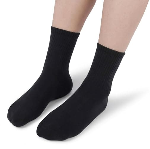 BomKinta Women Casual Calf Socks - Cute Cotton Crew Socks - Soft Above Ankle Sock Gifts 6 Pairs Size 5-10 thumbnail 2