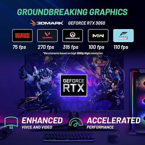 Skytech Gaming Nebula Gaming PC Desktop – Intel Core i3 12100F 3.3 GHz, NVIDIA RTX 3050, 500GB NVME SSD, 16GB DDR4 RAM 3200, 600W Gold PSU, Wi-Fi, Windows 11 Home 64-bit thumbnail 4