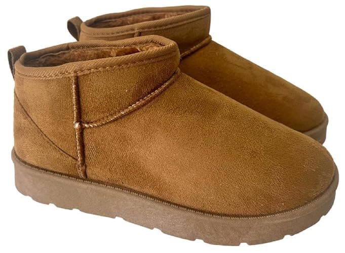 sole london LADIES FLAT WARM WOMENS WINTER FAUX FUR LINED ANKLE SHOES BOOTS thumbnail 3