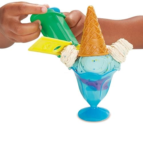 Play-Doh Kitchen Creations Ice Cream Party Play Food Set with 6 Non-Toxic Play-Doh Colors, 2-Ounce Cans thumbnail 5