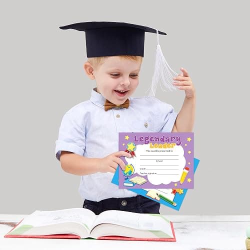 EYxsaxenk School Student Award Certificates - 60 Pcs Colorful End of School Year Superlatives Certificates Graduation Recognition Award Certificates of Achievement for Student Reward School Prizes thumbnail 7