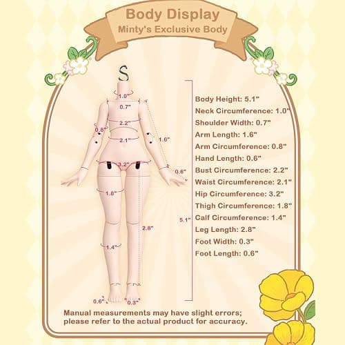 BEEMAI Minty Fantasy Forest Series Single Box (Contains 1 Figure), 1/12 BJD Blind Box Cute Figures Collectibles Birthday Gift thumbnail 5