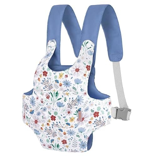 GAGAKU Baby Doll Carrier for Kids Toy Baby Carrier for Dolls Accessories Doll Carriers – Blue (Pinecones) - Image 1