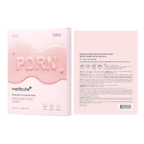 medicube Salmon DNA PDRN Pink Vita Coating Sheet Mask 10EA - Korean sheet mask for glass skin - Luxurious Home care Mask for Hydration, Firming, and Balanced Skin, Korean Skin Care (22g/0.77oz x 10ea) thumbnail 7