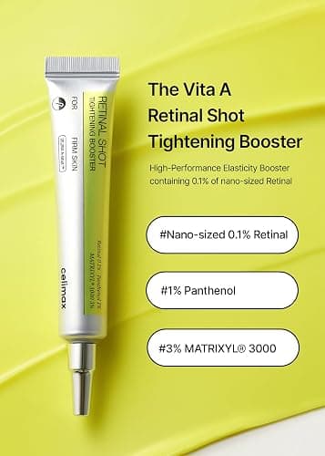 celimax The Vita A Retinal Shot Tightening Booster | 0.1% Retinal, Pore Minimizer, Wrinkles & Fine Lines, Firmer Skin, 15ml thumbnail 2