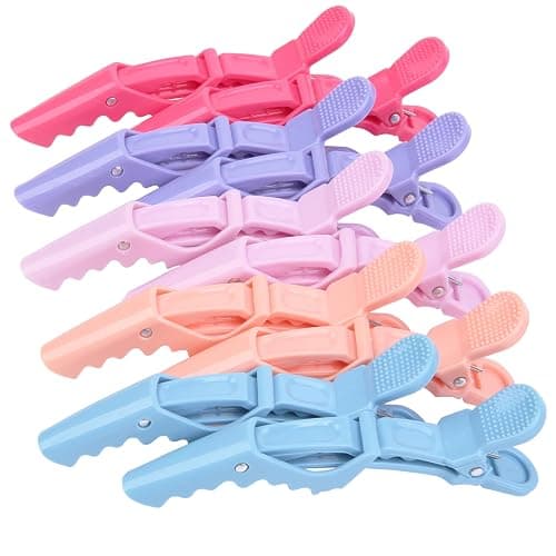 HH&LL Hair Clips for Women 10 Pack Wide Teeth & Double-Hinged Design Alligator Styling Sectioning Clips of Professional Hair Salon Quality - Image 1