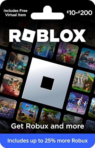 Roblox Physical Gift Card [Includes Free Virtual Item] [Redeem Worldwide] with 25% extra Robux - Delivery by post - Image 1