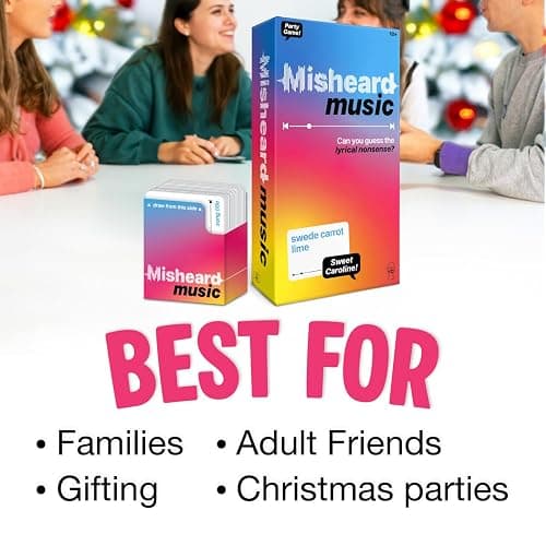Lucky Egg Misheard Music Game – Guess the Song or Artist w/ 500 Lyrical Nonsense Cards – Hilarious Family Games for Kids and Adults – Play in Teams – Fun Music Games for Karaoke & Party Entertainment thumbnail 5