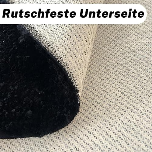 Pinkrin Mikrofaser Runder 8 Ball Teppich - Plüsch und weich, rutschfest 8 Ball Rug Nicht fusselnder, 8ball Rug für Wohnzimmer, Esszimmer, Schlafzimmer, Dekoration, 80 cm thumbnail 4