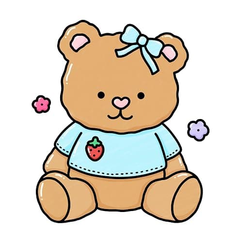 Easy: Cute & Simple Coloring Book for Adults and Kids thumbnail 4