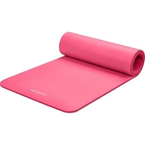 Retrospec Solana Yoga Mat Thick 1/2in Non-Slip Workout Mat with Nylon Strap - 72x24in Exercise Mat for Pilates, Stretching & Fitness - BPA Free, Easy Clean - Image 1