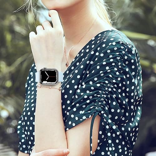 THWALK 6 Pack Sport Bands Compatible with Apple Watch Band Ultra 3/2/1 49mm, Series 11/10 46/42mm, 9/8/7 45/41mm, SE/6/5/4 44/40mm, 3/2/1 42/38mm for Women Men thumbnail 6