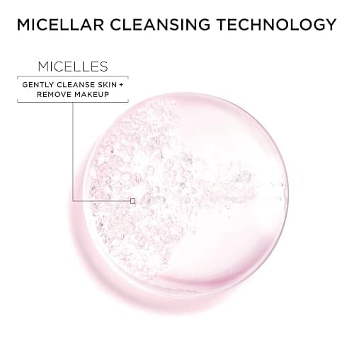 Garnier Micellar Cleansing Water, All-in-1 Makeup Remover and Facial Cleanser, For All Skin Types, 3.4 Fl Oz (100mL), 1 Count (Packaging May Vary) thumbnail 6
