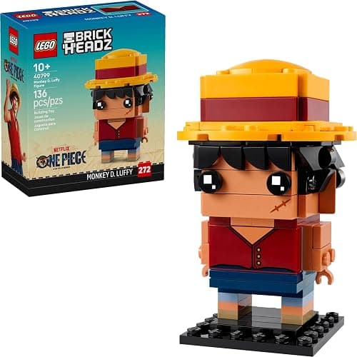 LEGO Brickheadz One Piece Monkey D. Luffy Figure 40799 - Image 1
