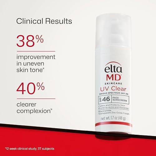 EltaMD UV Clear Face Sunscreen SPF, Oil-Free Sunscreen with Zinc Oxide, Dermatologist Recommended thumbnail 7