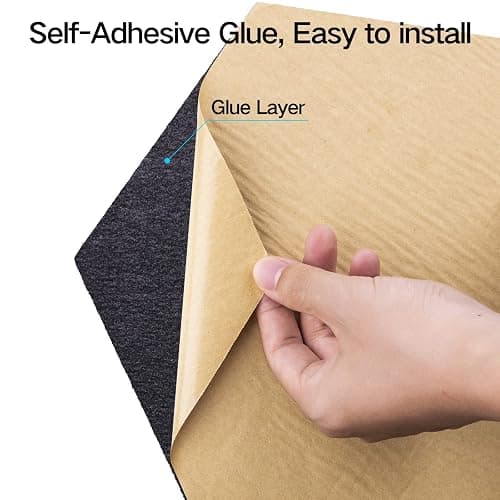 Dailycooper 22 Pack Self-Adhesive Acoustic Panels 12" X 10" X 0.4" - Sound Proof Foam Panels with High Density, Fashionable Y-Lined Design, Flame Resistant, Absorb Noise and Eliminate Echoes(Black) thumbnail 4