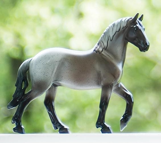 Breyer Horses Freedom Series Blue Roan Brabant | Horse Toy | 9.75" x 7" | 1:12 Scale | Model #1052 thumbnail 5