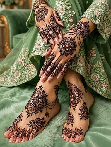 Krishmi Kaveeri Natural Henna Cone (Pack of 2) | Natural Ready to Use Henna Paste thumbnail 5