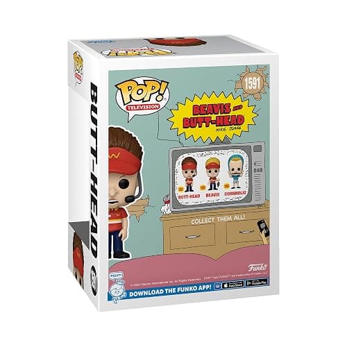 Funko POP TV: Beavis & Butt-Head – Butt-Head - Beavis and Butthead - Collectable Vinyl Figure - Gift Idea - Official Merchandise - for Kids & Adults - TV Fans - Model Figure for Collectors thumbnail 3