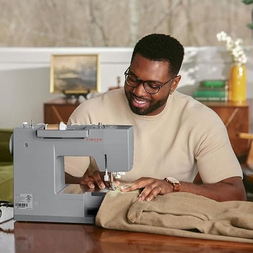 SINGER Heavy Duty 4432 High Speed Sewing Machine with Accessory Kit | Strong Motor With Enhanced Piercing Power, 110 Stitch Applications, Full Metal frame, 1-step Buttonhole & LED Light thumbnail 2