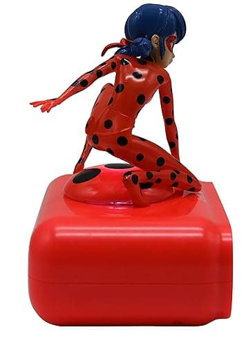 LEXiBOOK - Miraculous Digital Alarm Clock with Night Light Snooze, Clock, Luminous Ladybug, Red Colour - RL800MI thumbnail 6