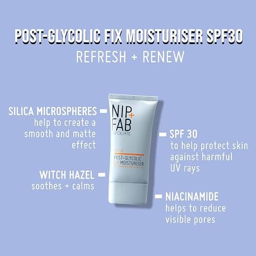 NIP + FAB Post Glycolic with SPF30 Moisturiser, 40 ml (Pack of 1) thumbnail 2