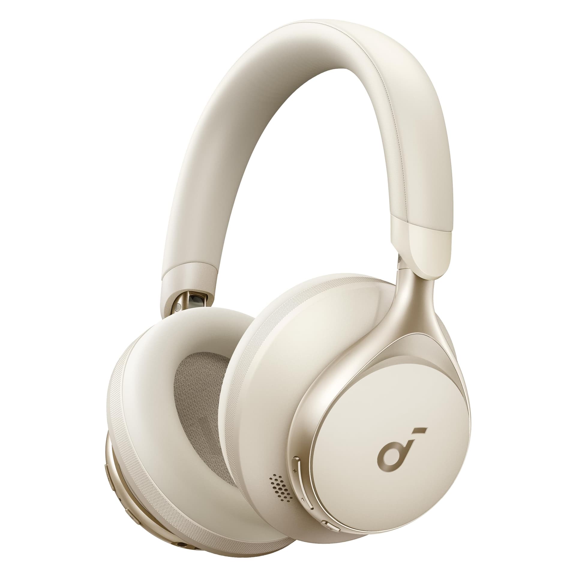 soundcore Space One da Anker, Fone de Ouvido Bluetooth 5.3 com ANC adaptivo, Headphone Gamer, Over-Ear, 55h de Bateria, Áudio Hi-Res LDAC, Controle via App, Ajuste Confortável, Branco - Image 1