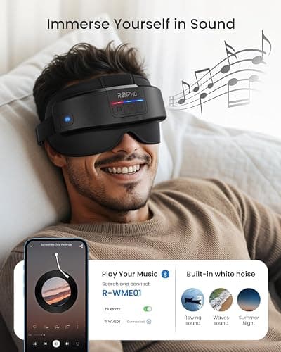 RENPHO Eyeris Masc Head and Eye Massager, FSA Eligible HSA, Head Massager for Forehead, Occiput and Temple, Heated Mask Massager for Scalp Relaxation and Stress Relief thumbnail 8