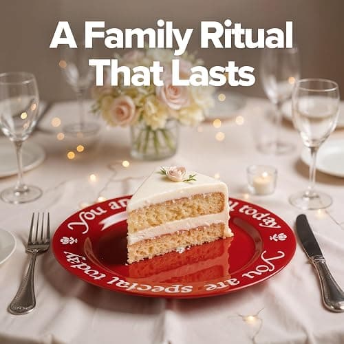 "You Are Special Today" Red Plate – Original Waechtersbach – Celebration Dish – Iconic Gift for Birthdays, Mother's Day & Milestones – German Ceramic Tradition – Dishwasher Safe, Incl. Gift Box thumbnail 5