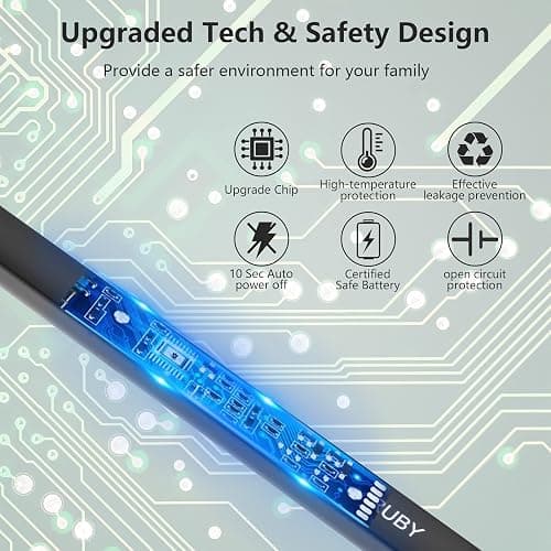 MEIRUBY Lighter Electric Candle Lighter Long Electronic Rechargeable USB Arc Windproof Flameless Lighters for Candle Camping BBQ Birthday Women's Day Gifts for Women Mom Wife Men, Balck thumbnail 3